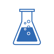 blue lab flask” width=