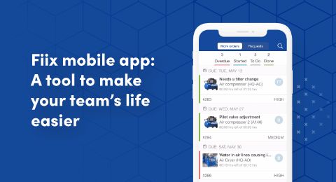 Fiix mobile app: A tool to make your team’s life easier